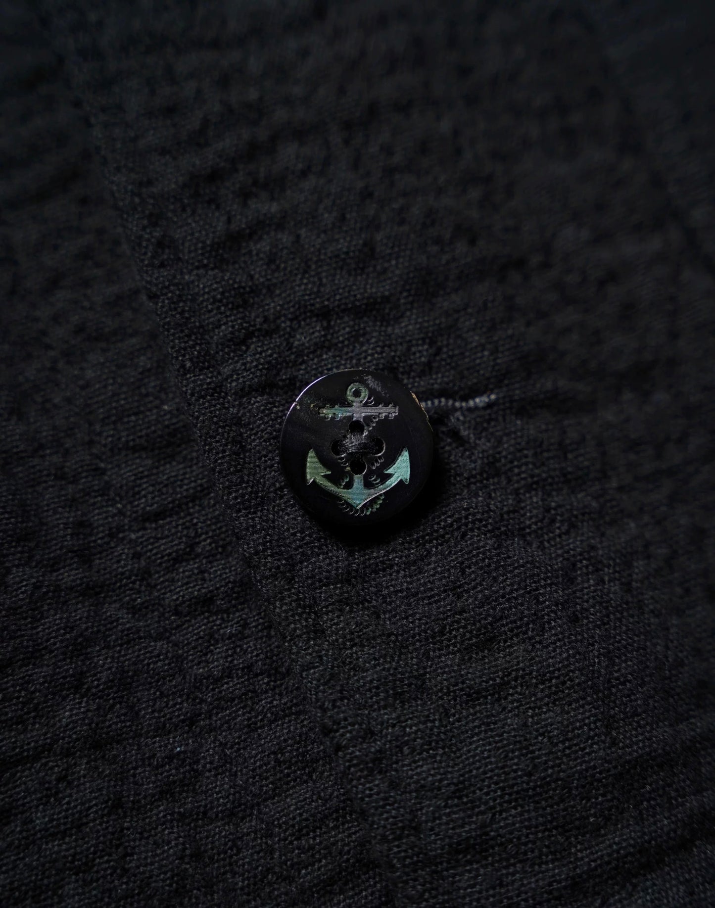 Black Sashiko French Coat