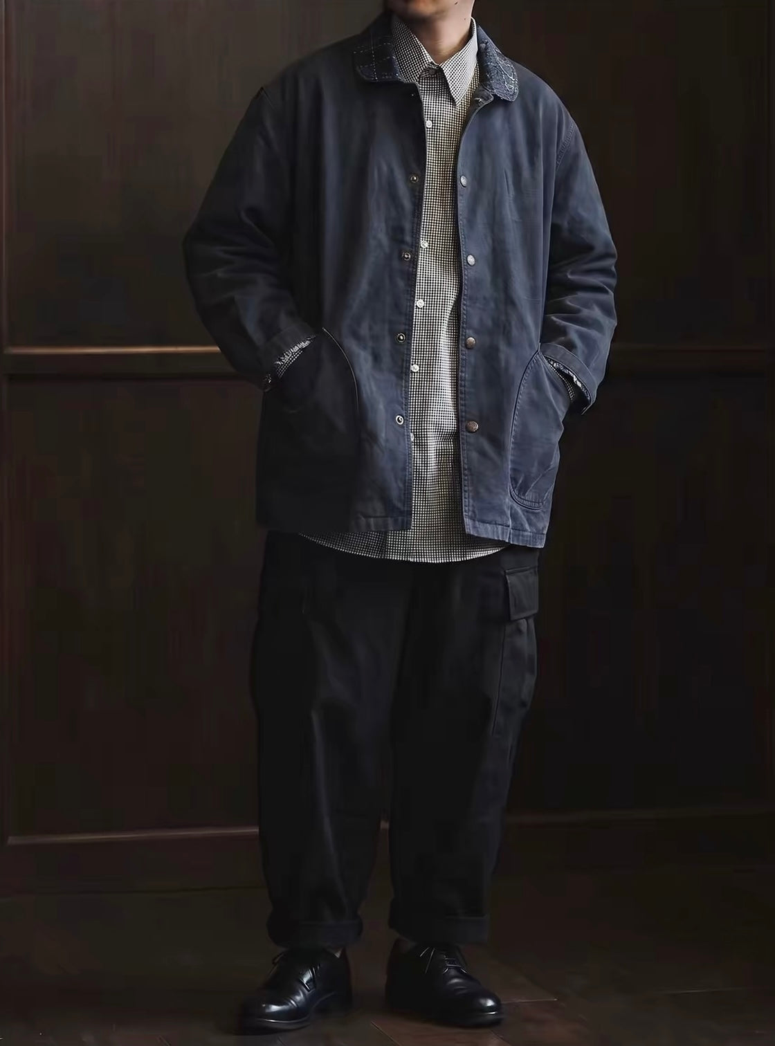 Indigo Dye Vintage N-1 Deck Jacket