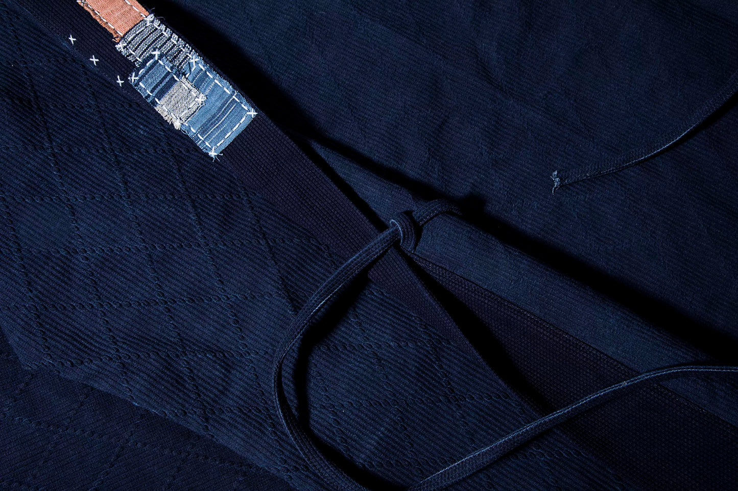 Indigo Dye Kofu Weaving Haori Jacket