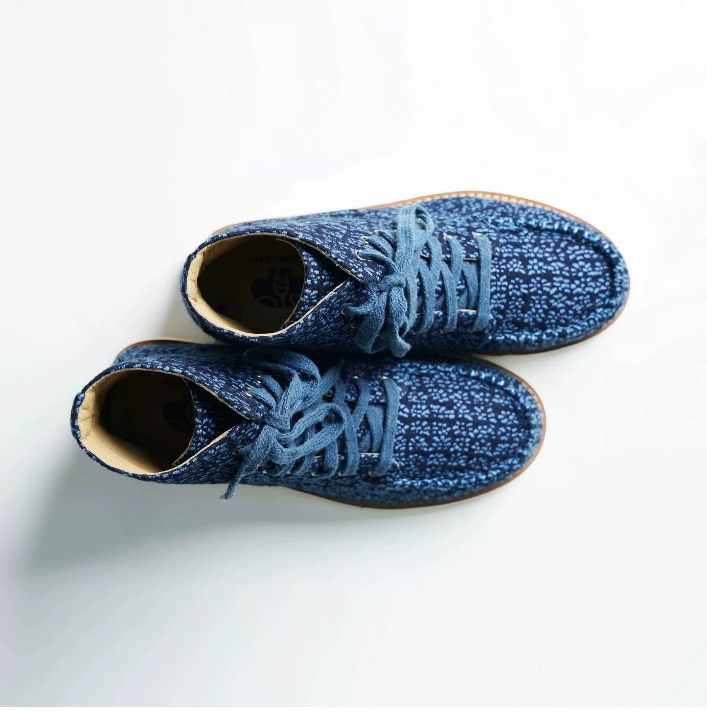 Indigo Dye Sashiko Heavy Boot