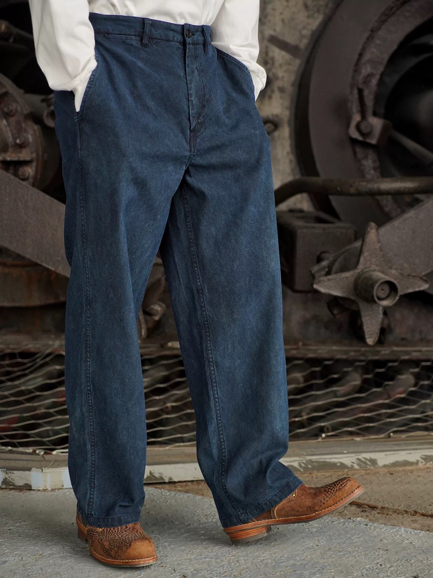Indigo Double-Dye Work Pants