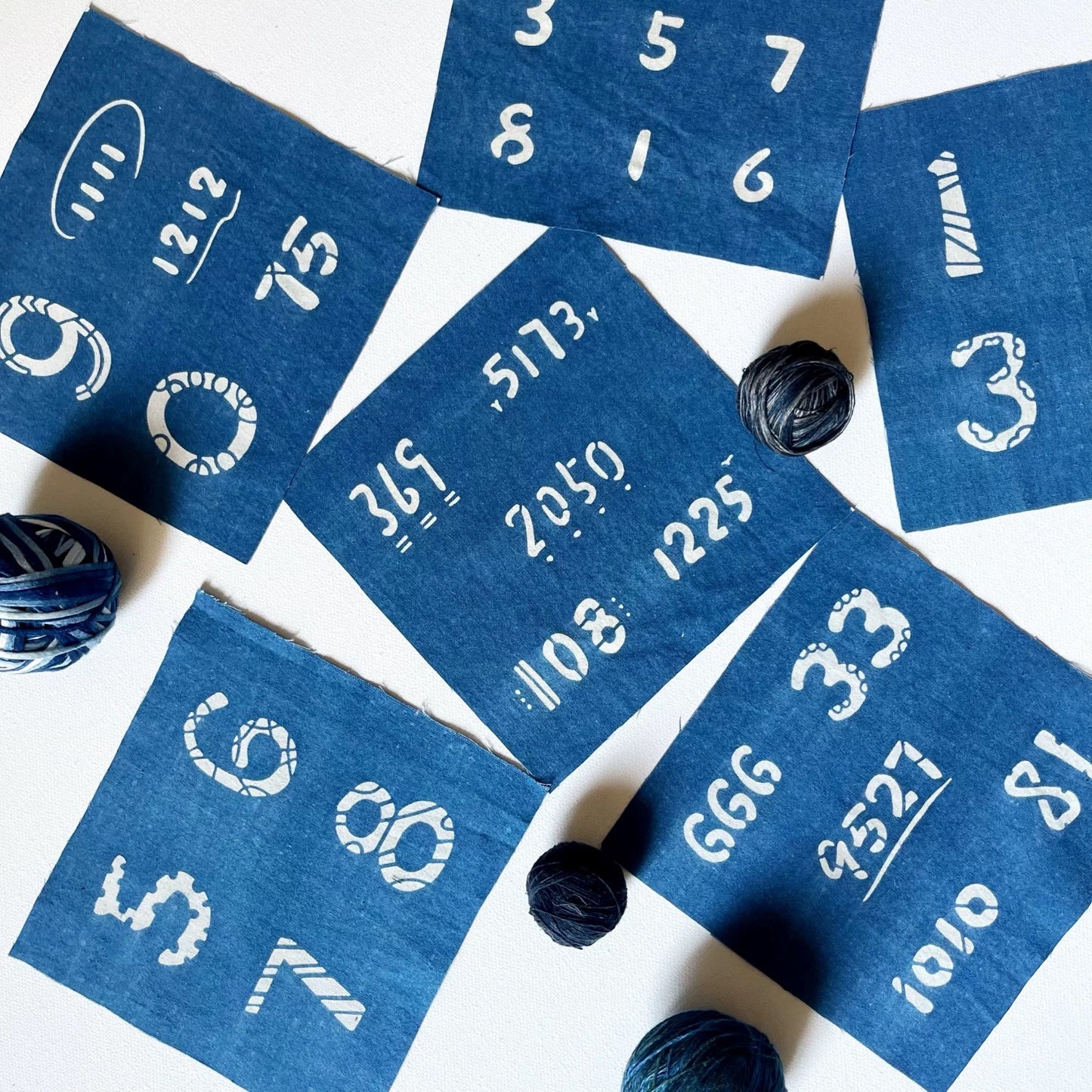 Numerical Rhythm Fabric Scraps Bundles