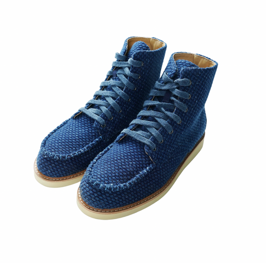 Indigo Dye Sashiko Kendo Boot
