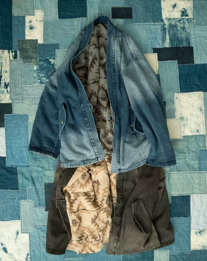 Denim Folk Reversible Haori Jacket