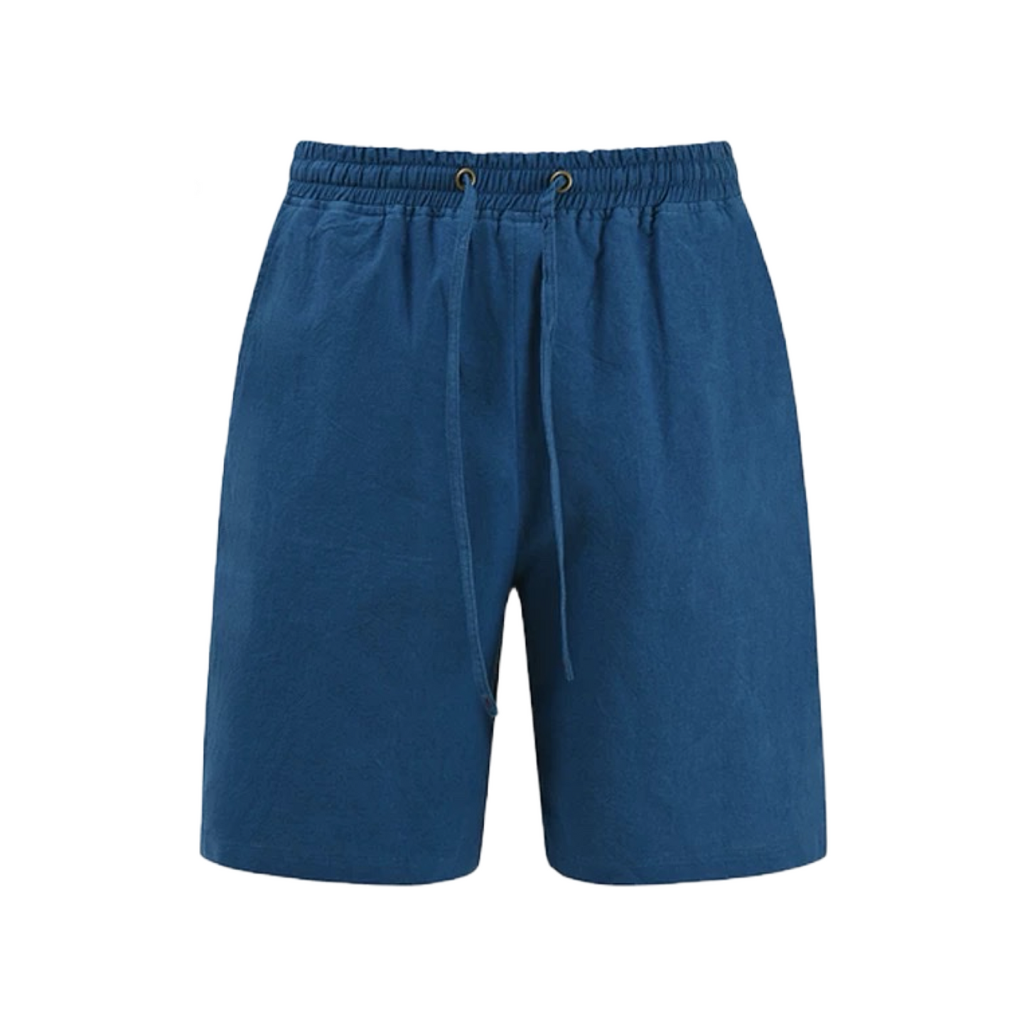 Indigo Dye Basic Kasuri Twill Shorts