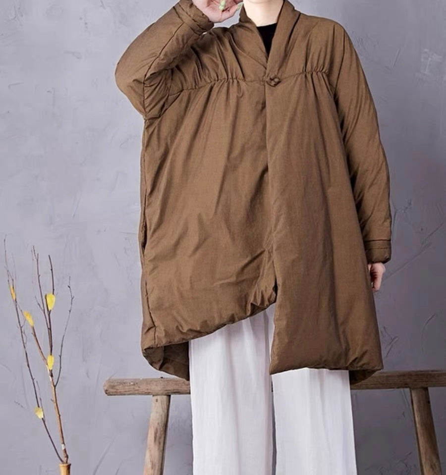 White Duck Down Haori Jacket