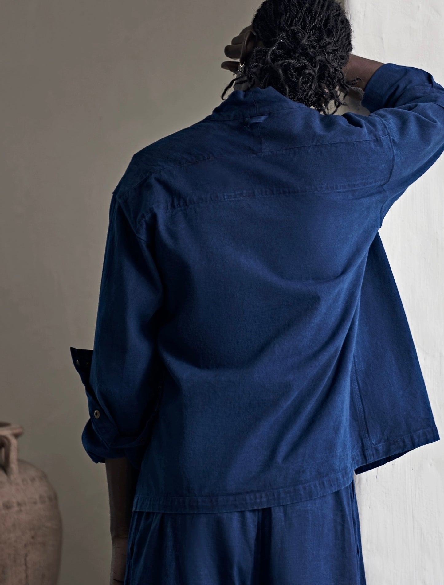 Indigo Dye Basic Noragi Jacket - 3 Colors