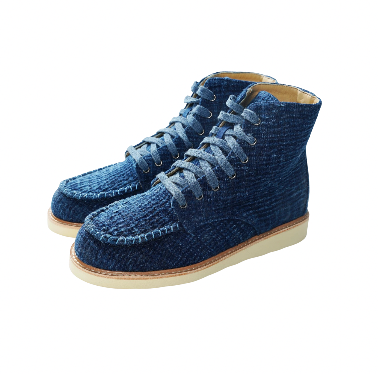 Indigo Dye Sashiko Heavy Boot