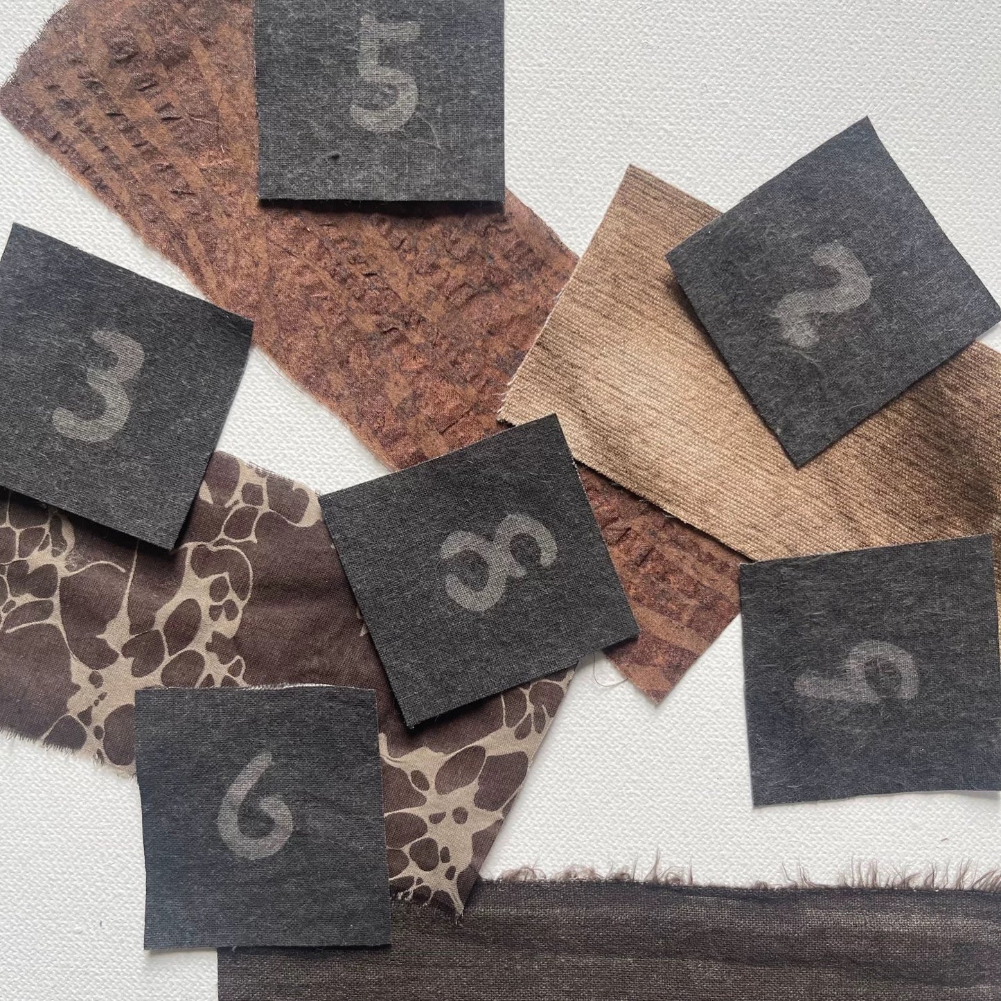 Numerical Rhythm Fabric Scraps Bundles
