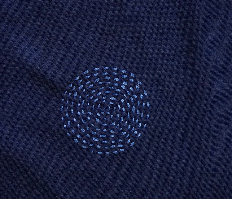 Indigo Dye Fireworks T-Shirt