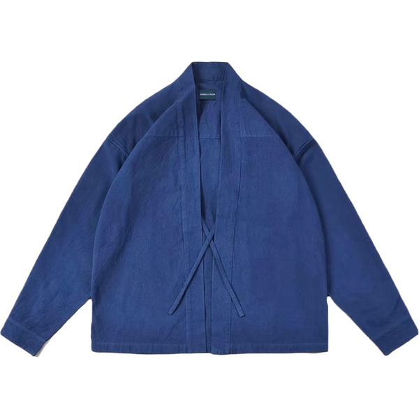 Indigo Dye Basic Noragi Jacket – Light Blue, Mid Blue, Dark Blue