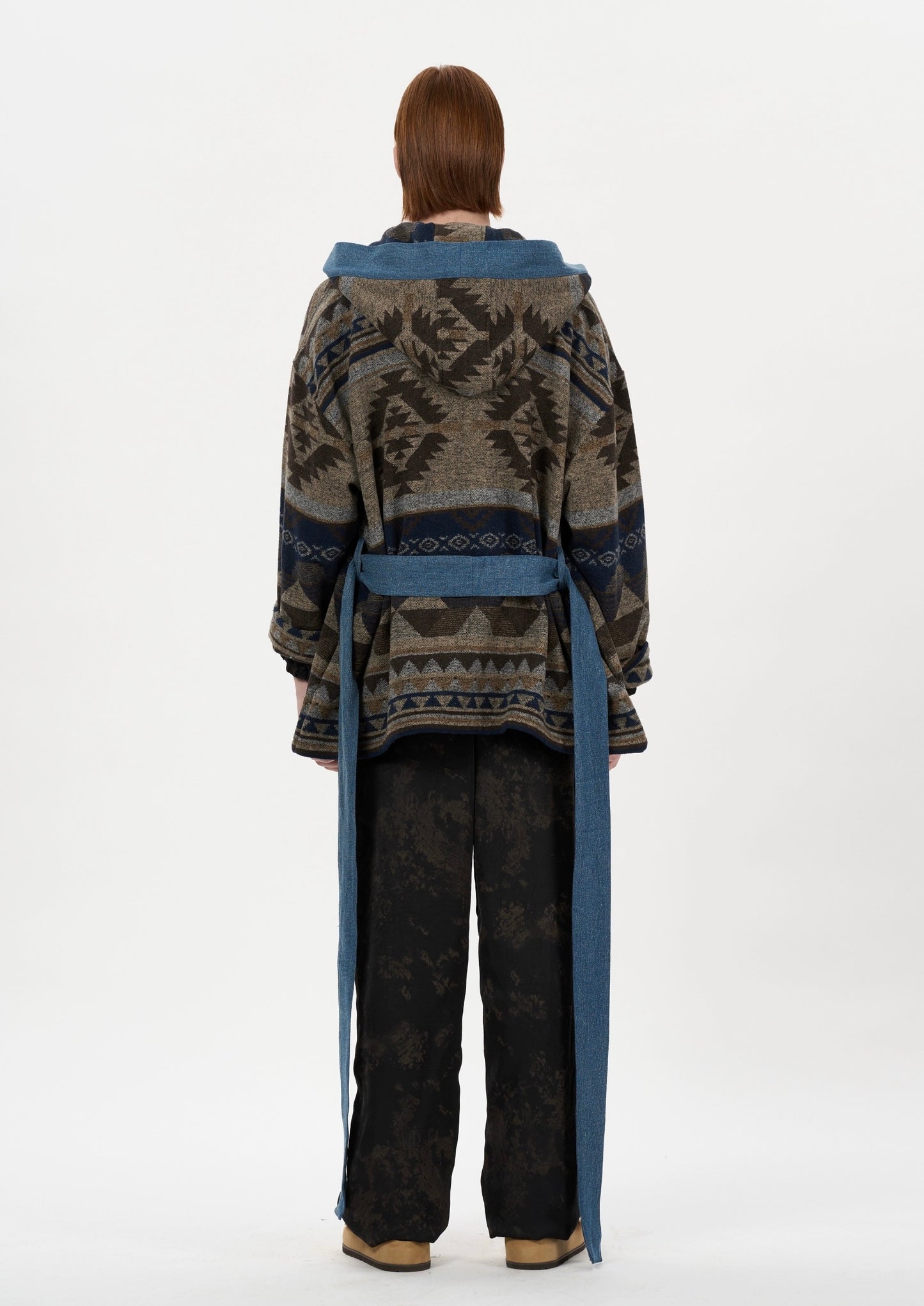 Lhamo Folk Hooded Haori Jacket