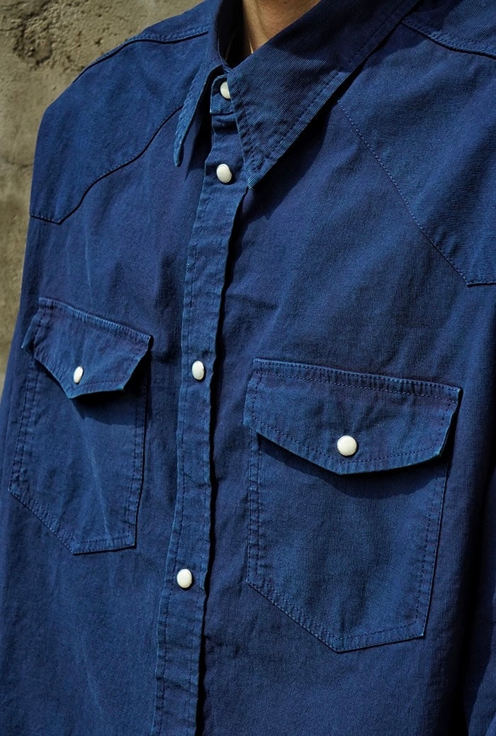 Indigo Dye Americana Shirt