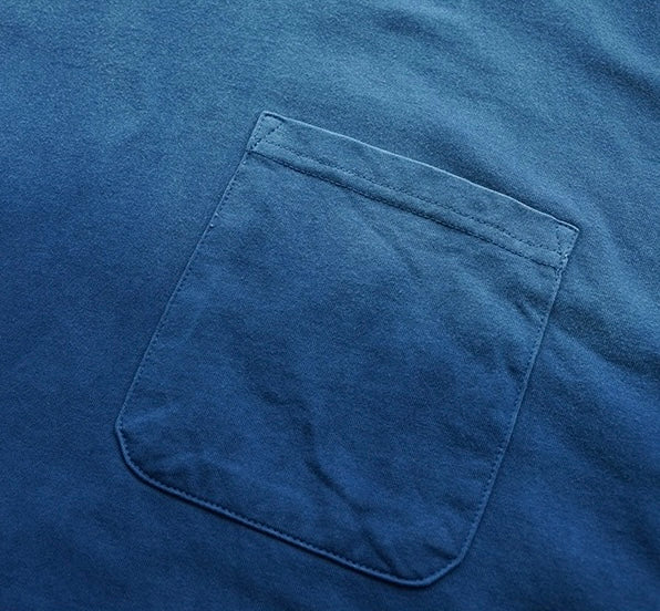 Indigo Dye Two Tone T-Shirt