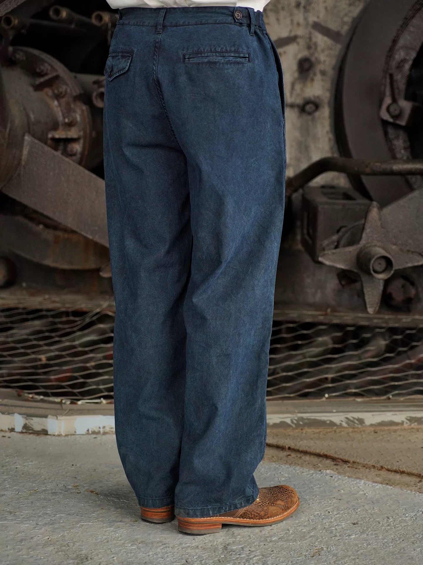 Indigo Double-Dye Work Pants