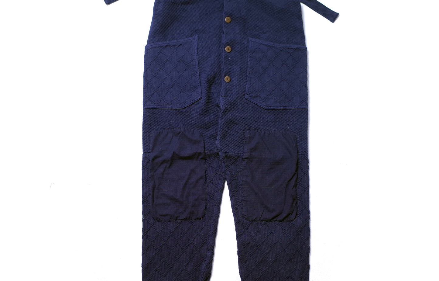 Indigo Dye Kendo Sashiko Overalls