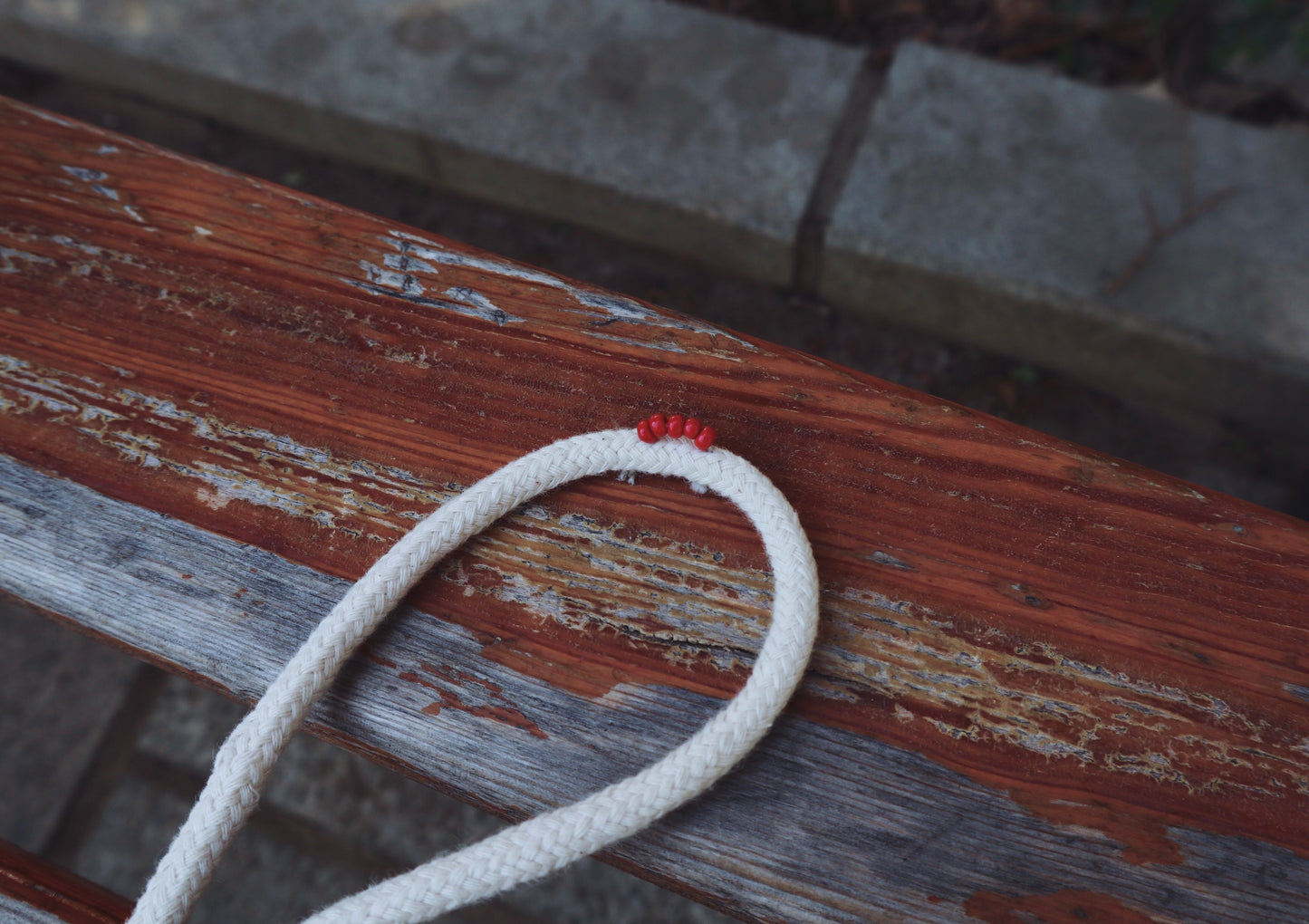 Indigo Dye New Moon Necklace