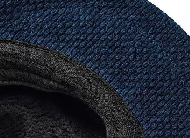 Indigo Dye Kendo 8-Panel Newsboy Cap