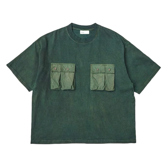 Oak Leaves Dye Four Pockets T-Shirt