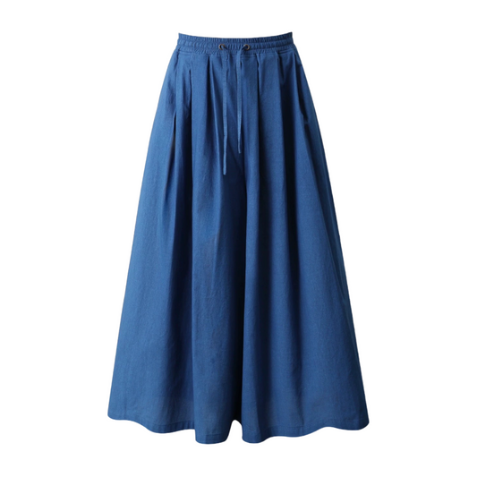 Indigo Dye Oversized Culotte