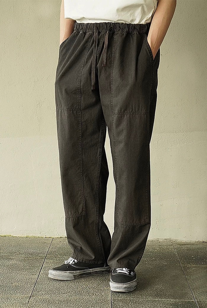 Natural Plant Dye Basic Worker Pants