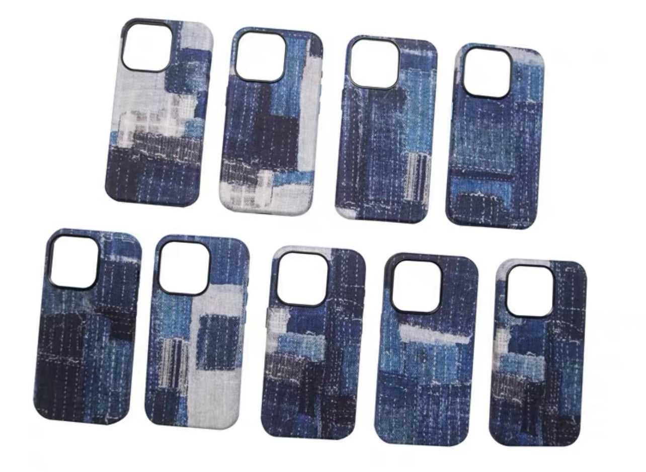 Boro Patchwork iPhone Cases with MagSafe