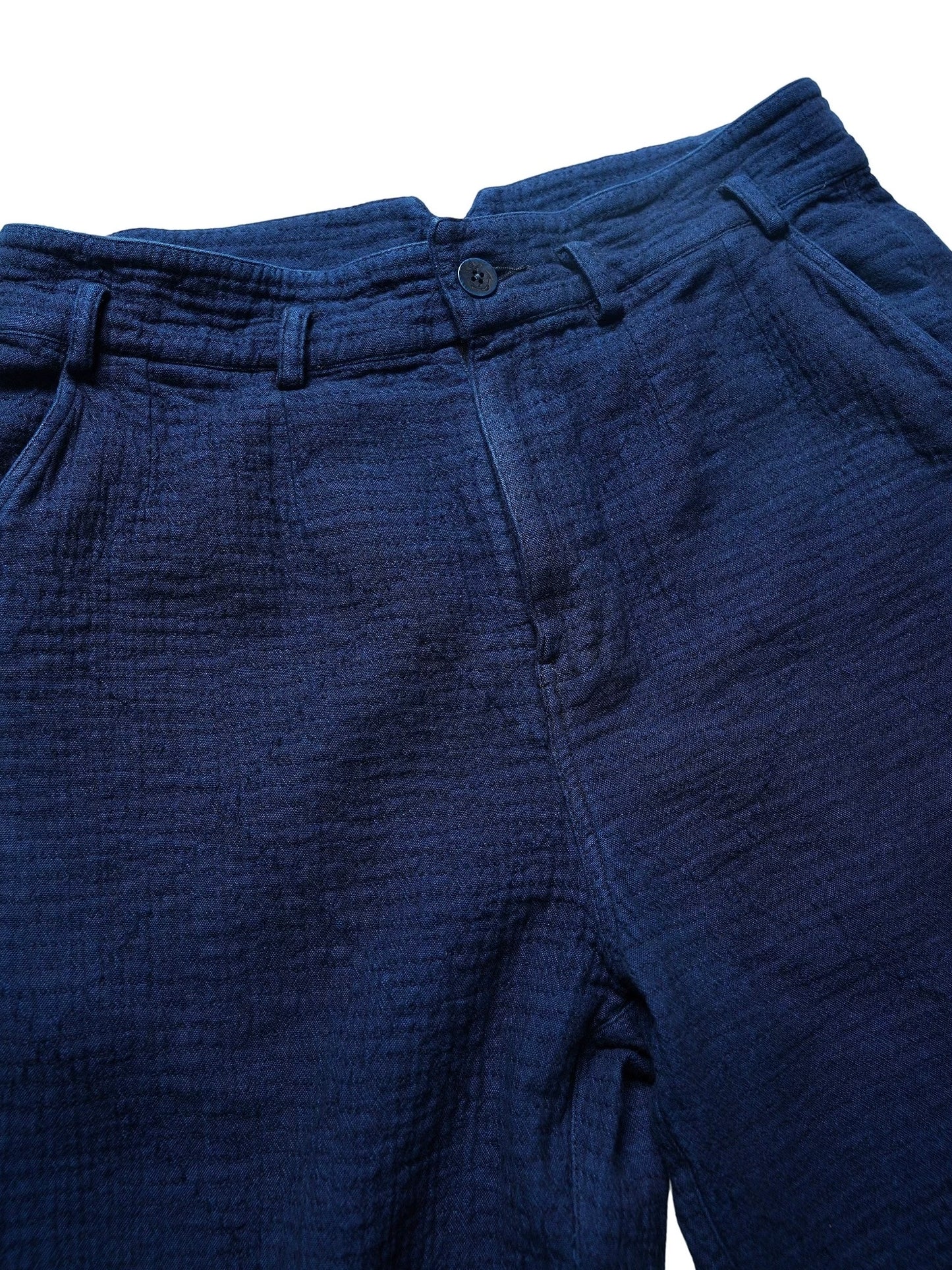Indigo Dye Kobo Sashiko Pants