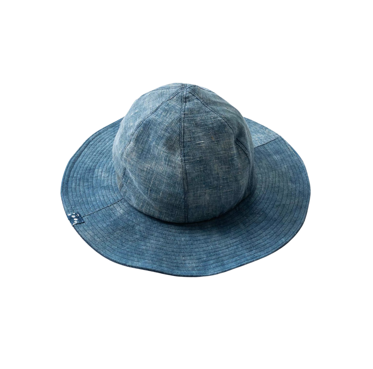 Indigo Dye Wide Brim Hat
