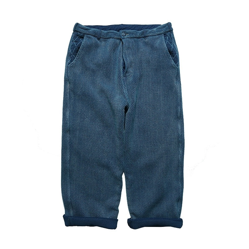 Indigo Dye Washed Kendo Pants