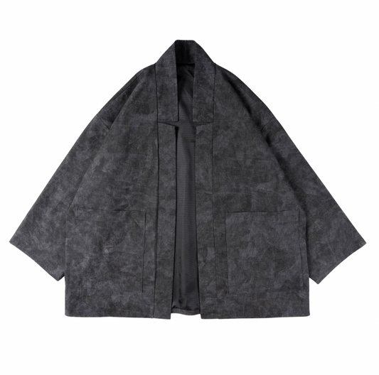Charcoal Sumi Haori Jacket