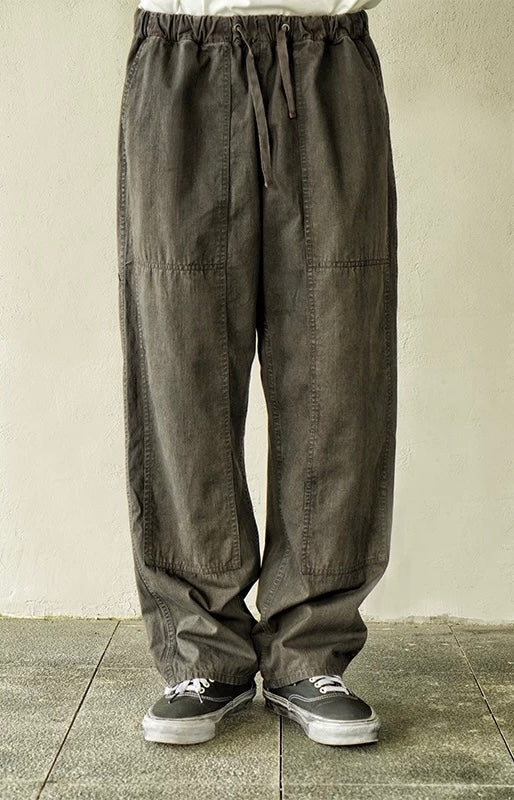 Natural Plant Dye Basic Worker Pants