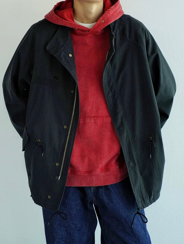 Mud Dye Distressed Short M65 Parka