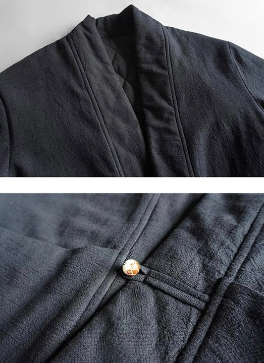 Black Padded Noragi Jacket