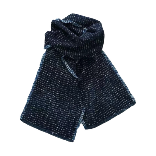 Heavyweight Indigo Sashiko Scarf