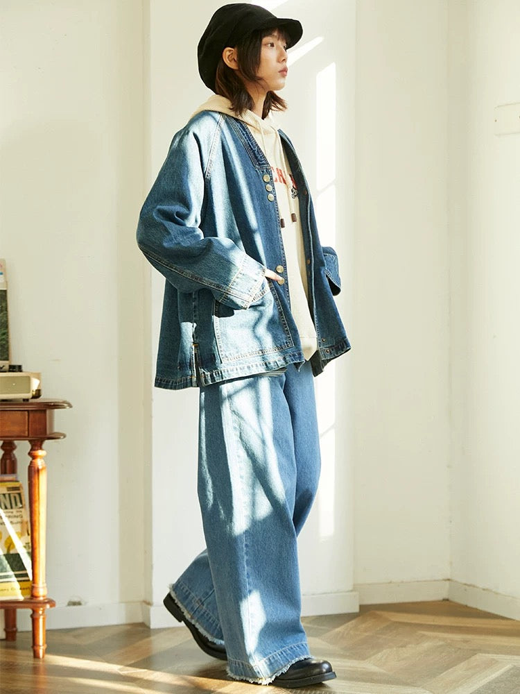 Denim Worker Noragi Jacket