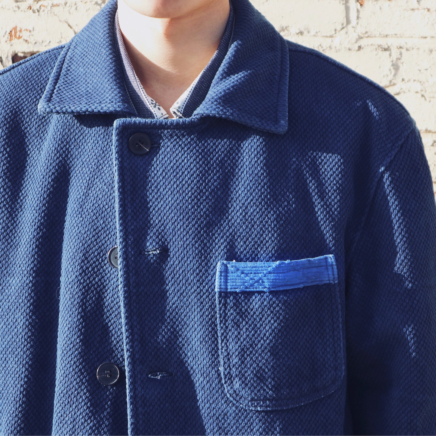 Indigo Dye Kendo Sashiko Coat