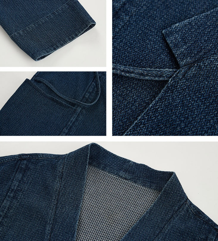 Denim Strap Noragi Jacket