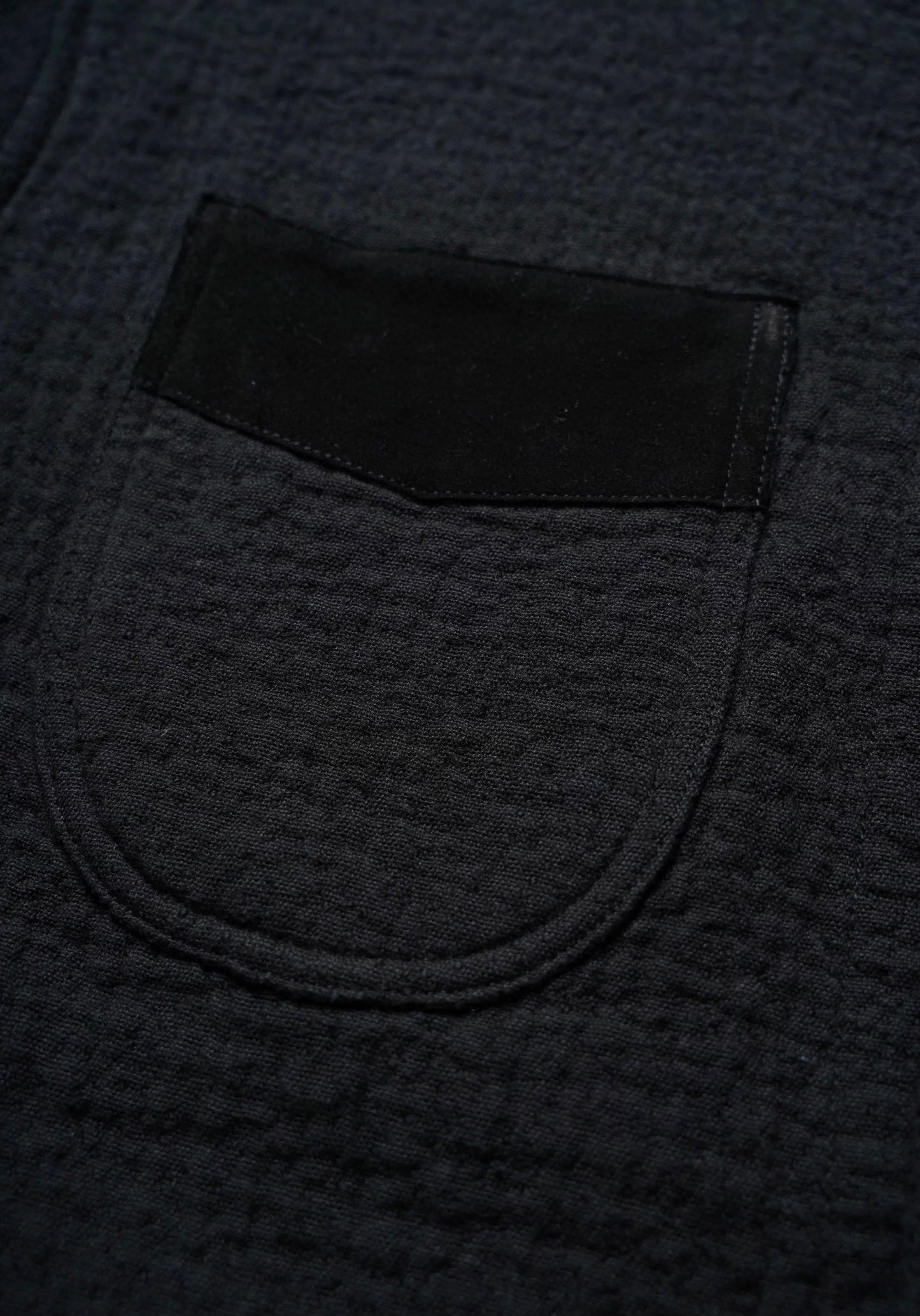 Black Sashiko French Coat