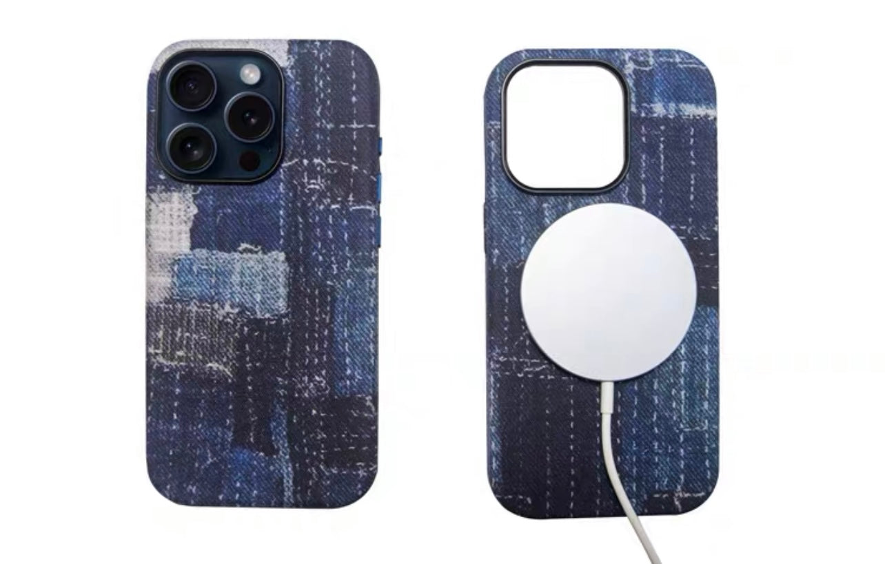 Boro Patchwork iPhone Cases with MagSafe