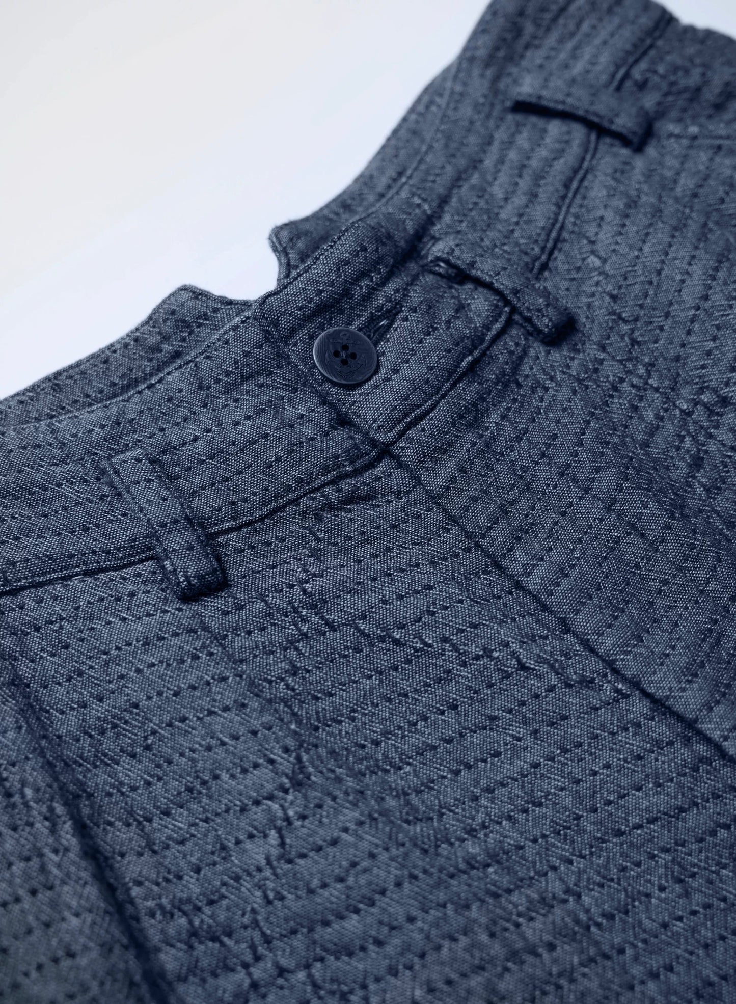 Sashiko White Stitch Chino Pants