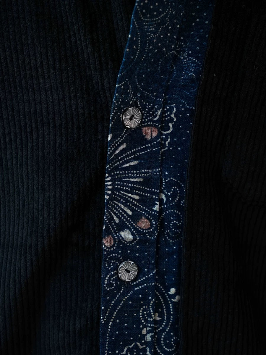 Corduroy Patchwork Kofu Shirt