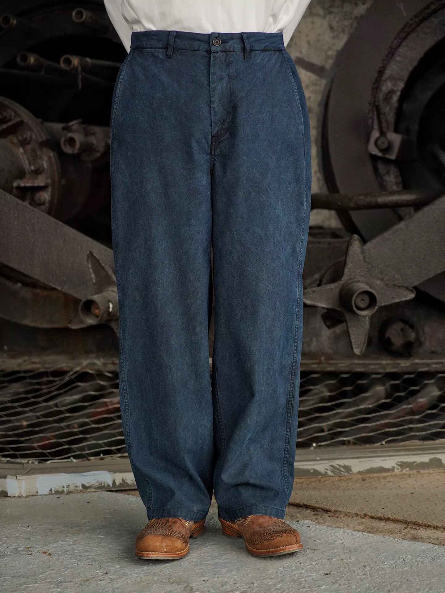 Indigo Double-Dye Work Pants