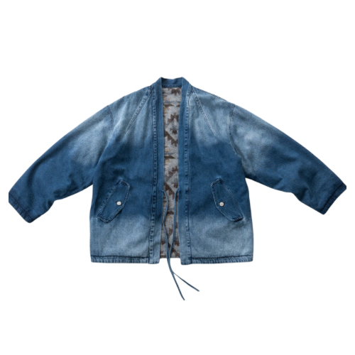 Denim Folk Reversible Haori Jacket