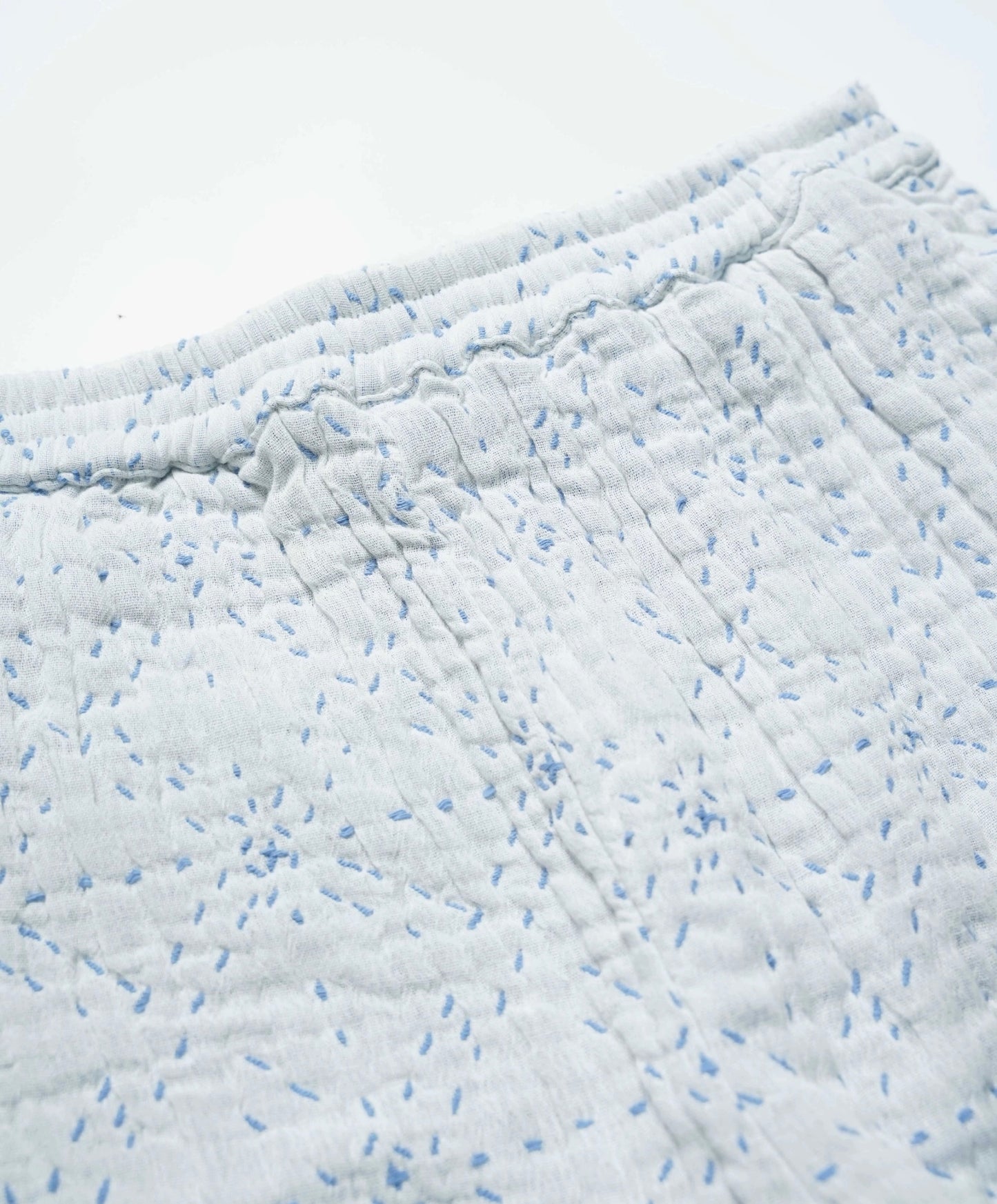 White Sashiko Starry Night Pants