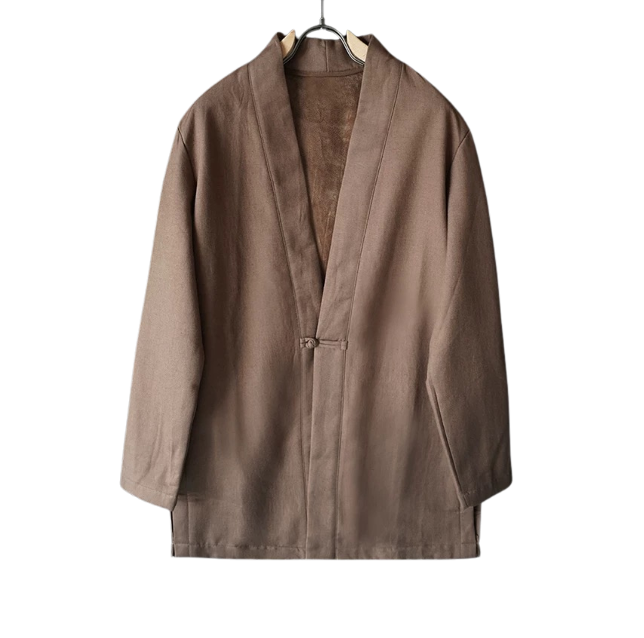 Brown Longline Haori Coat