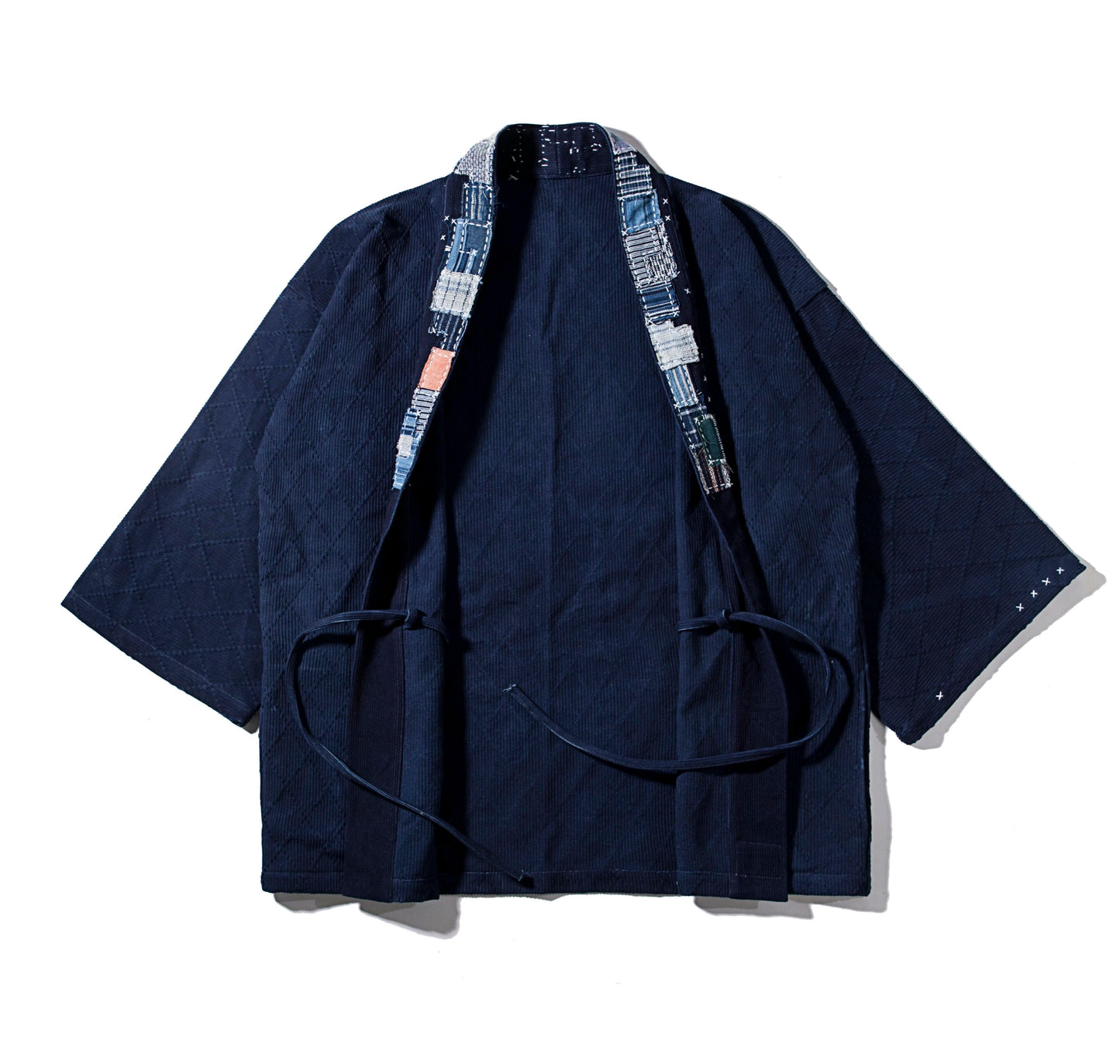 Indigo Dye Kofu Weaving Haori Jacket