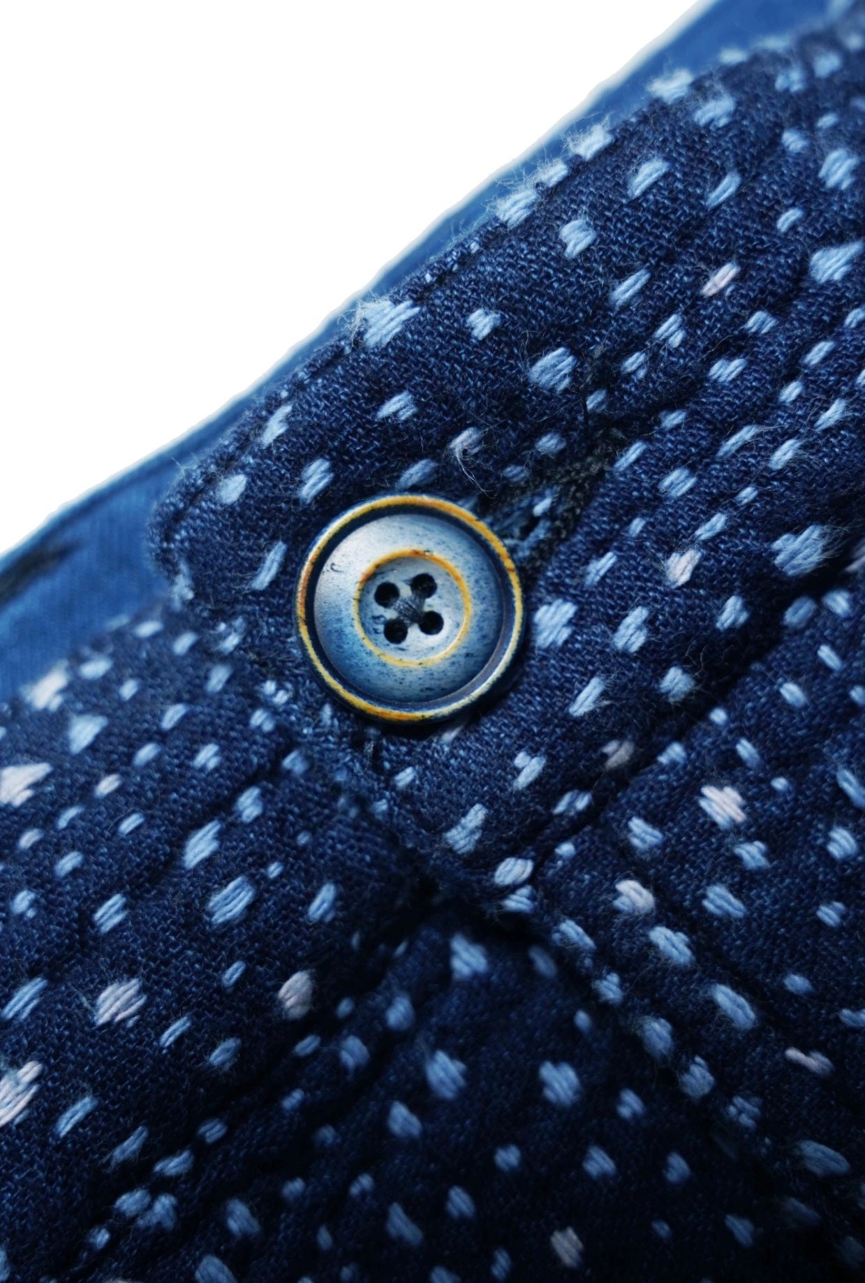 Indigo Dye Starry Night Dots Pants