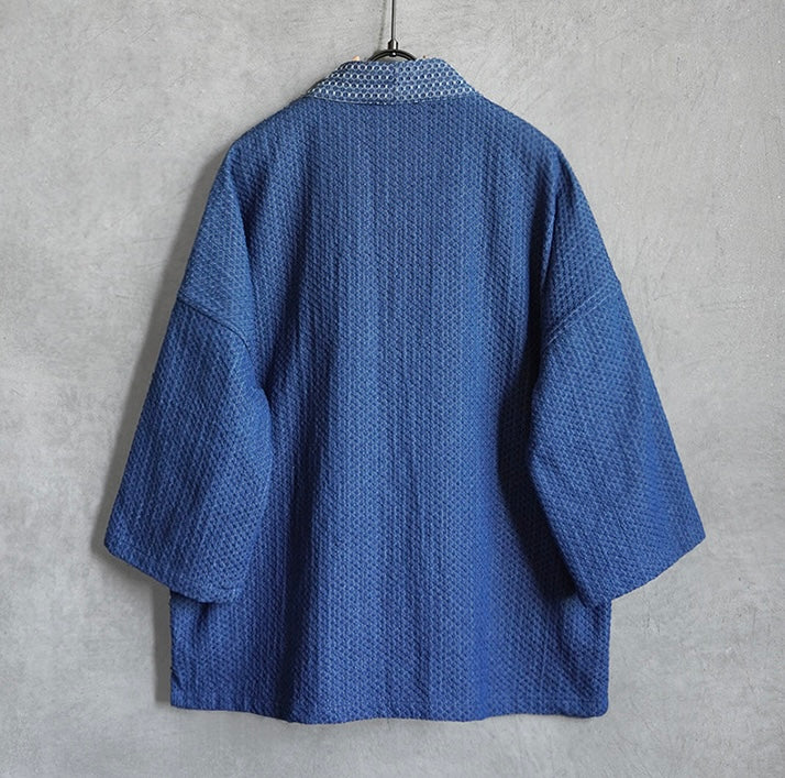 Washed Denim Kimono Jacket