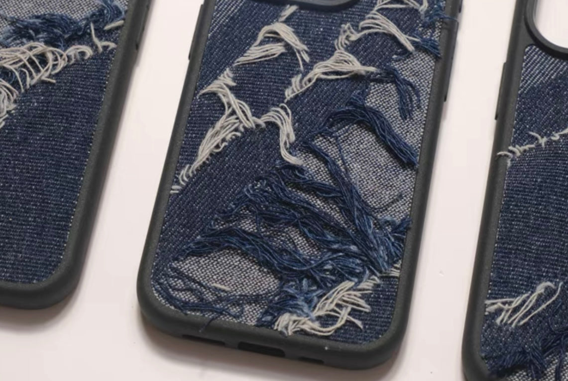 Distressed Denim iPhone Cases