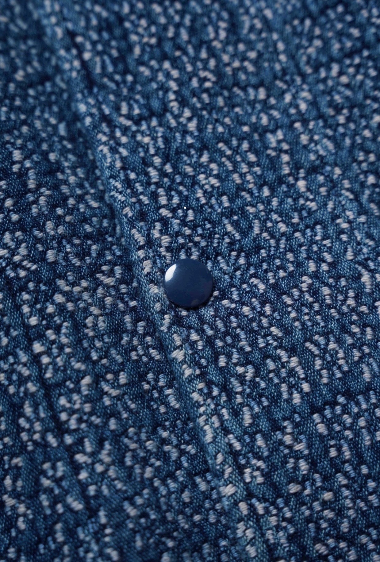 Indigo Dye Sashiko Cherry Blossom Jacket